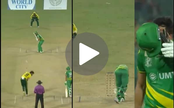 [Watch] Shaheen Afridi Takes Revenge As Agha Salman Hides Face Behind Helmet After Dismissal